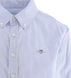 GANT Skjorte - Shield Oxford - Capri Blue