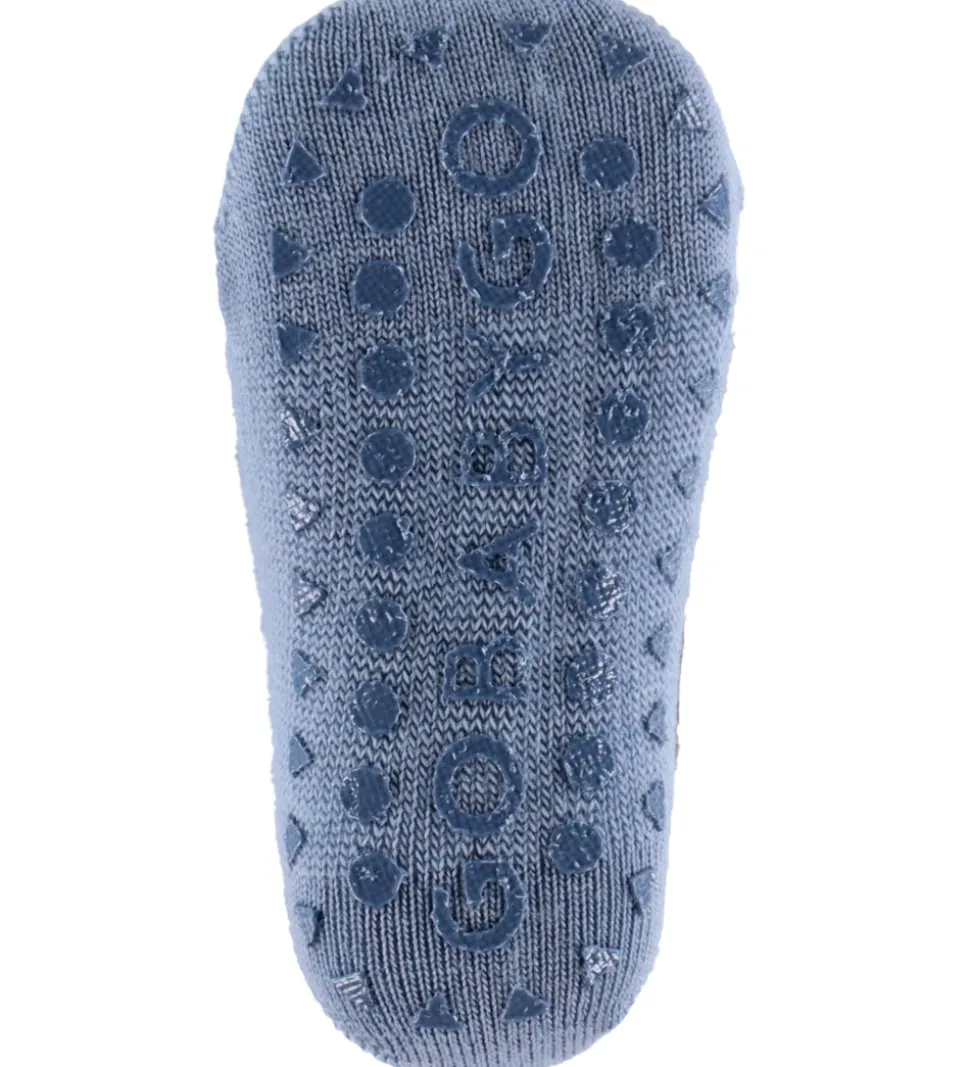 GoBabyGo Kravlestrømpebukser - Noos - Uld - Stone Blue
