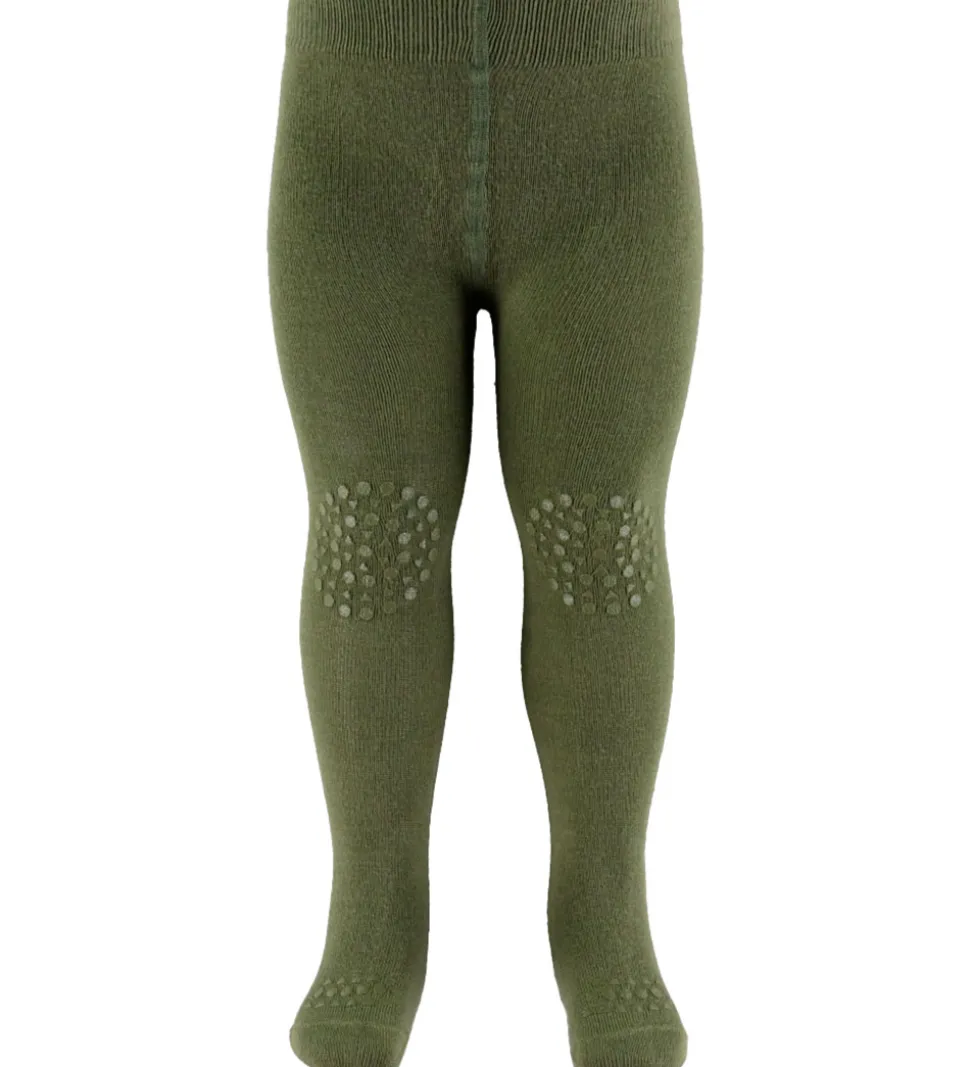 GoBabyGo Ktavlestrømpebukser - Bambus - Deep Lichen Green