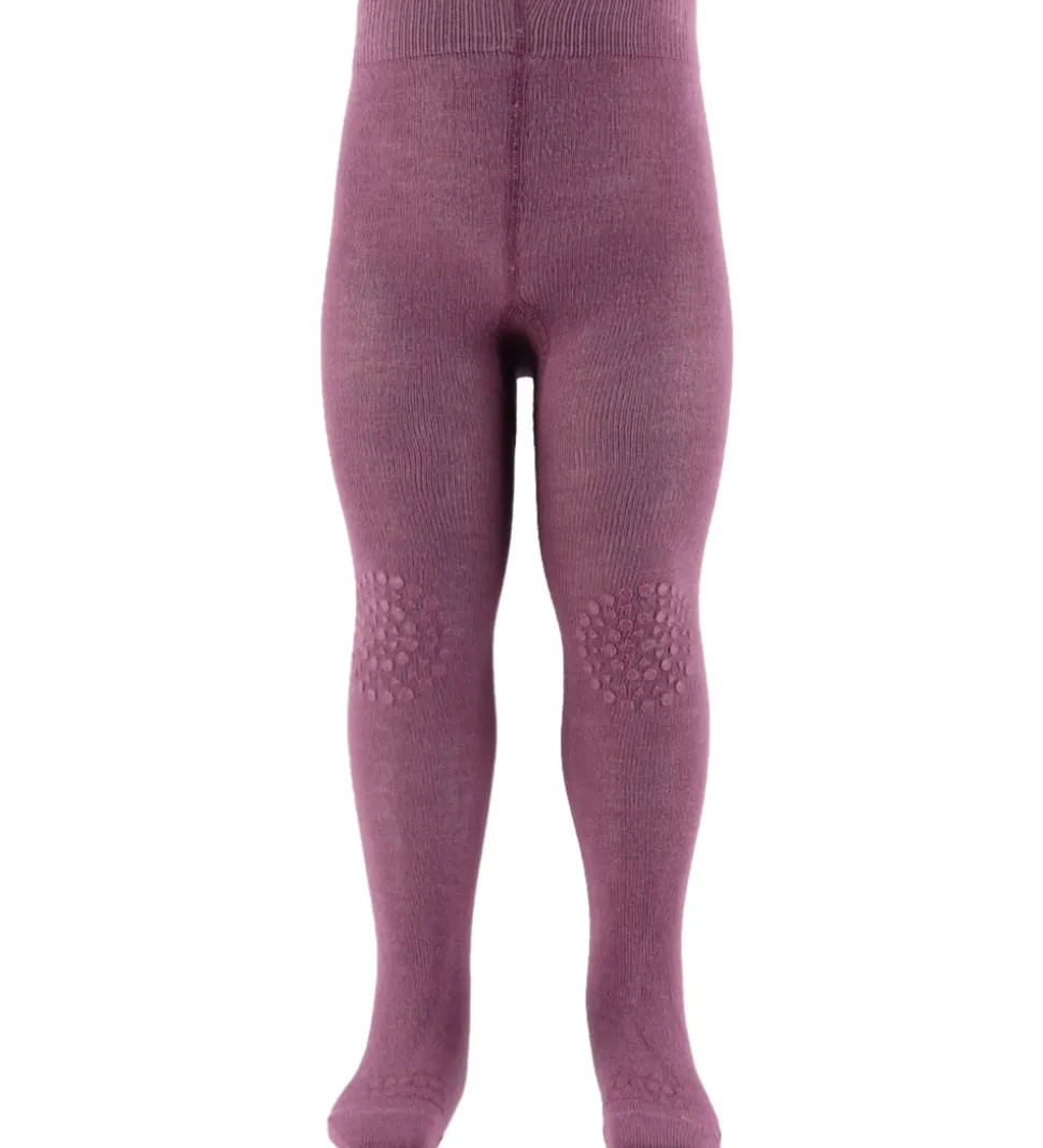 GoBabyGo Skridsikre Strømpebukser - Bambus - Misty Plum