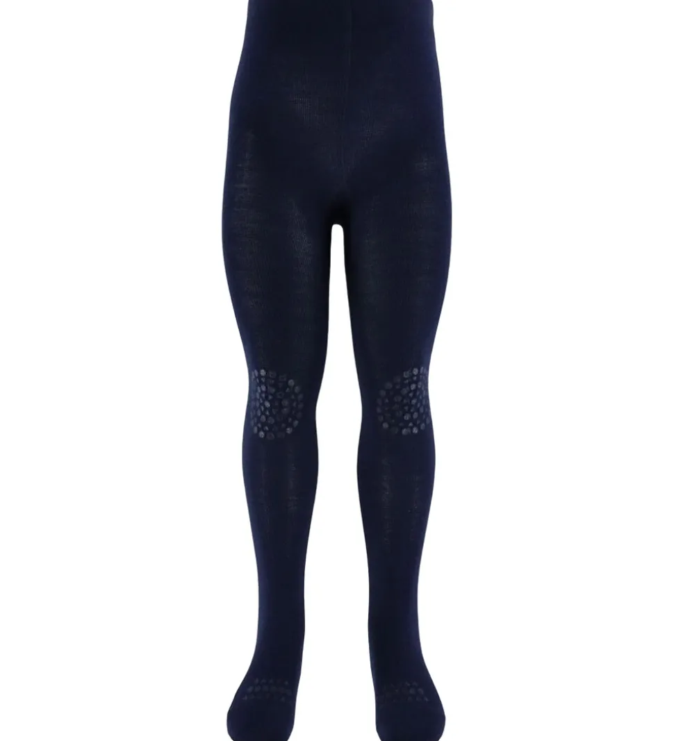 GoBabyGo Skridsikre Strømpebukser - Uld - Midnight Blue