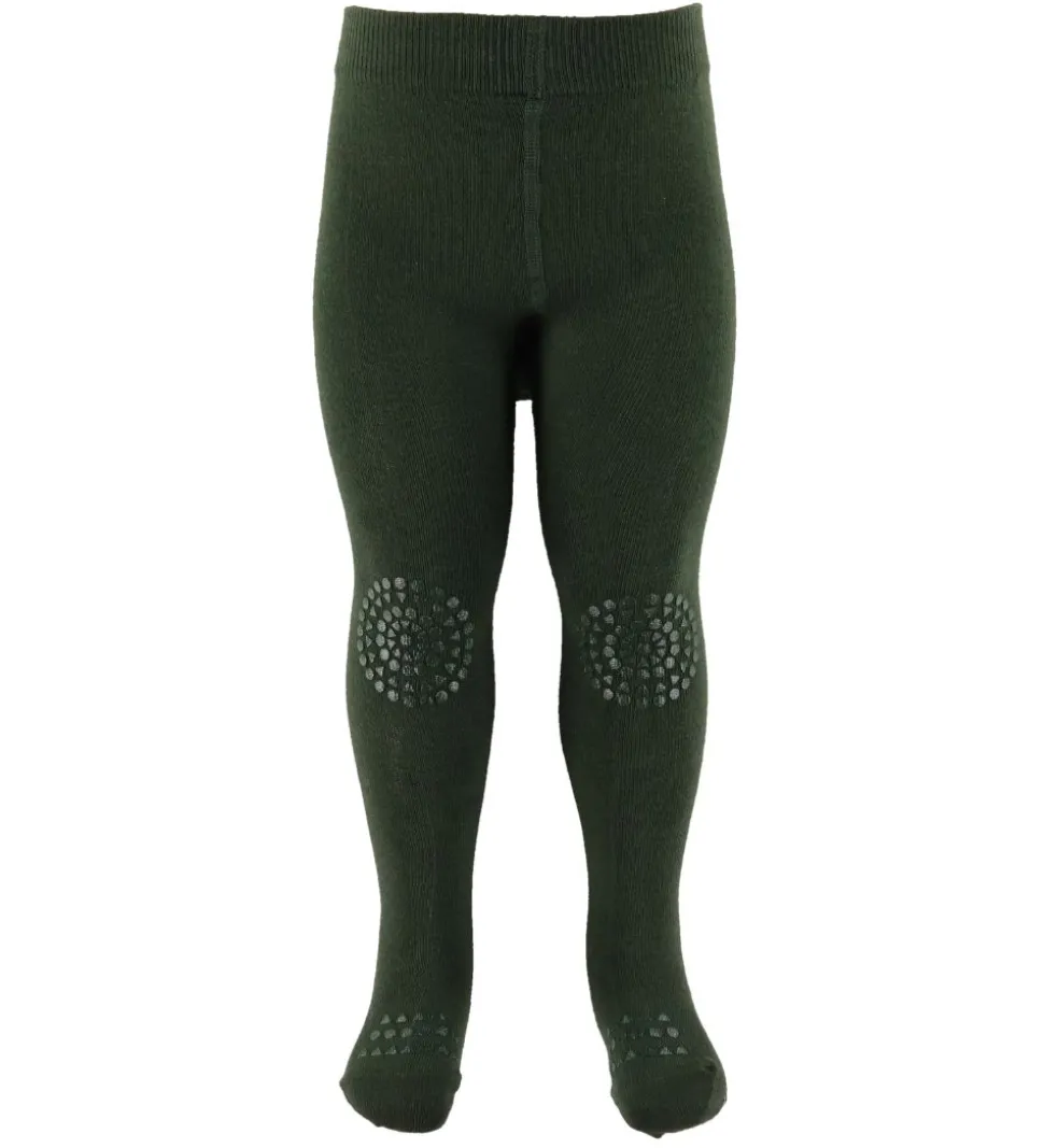 GoBabyGo Skridsikre Strømpebukser - Forrest Green