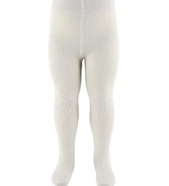 GoBabyGo Skridsikre Strømpebukser - Bambus - Ivory Glitter
