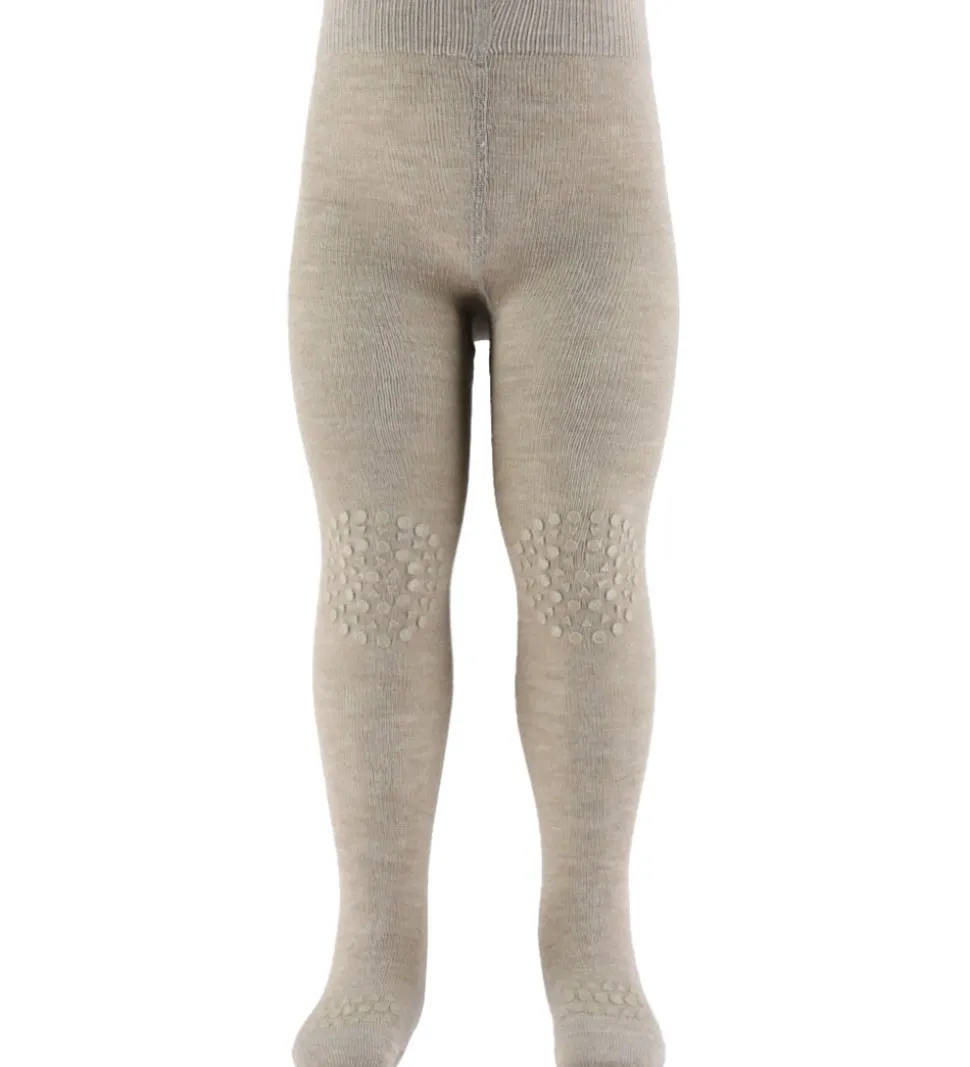 GoBabyGo Skridsikre Strømpebukser - Bambus - Sand