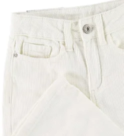 Grunt Bukser - Fløjl - Flare Cord - Broken White