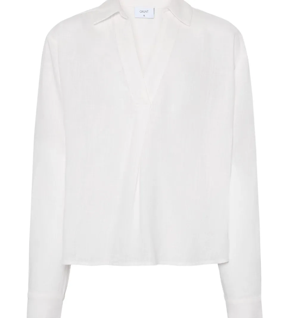Grunt Skjorte - GrPoula - White