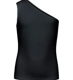 Grunt Top - Rib - Gundhil - Viskose - Sort