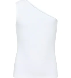 Grunt Top - Rib - Gundhil - Viskose - Hvid