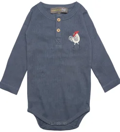 Hanevild Body L/Æ - Rib - Lasse - Ombre Blue