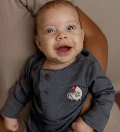 Hanevild Body L/Æ - Rib - Lasse - Ombre Blue