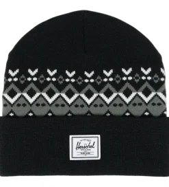 Herschel Hue - Strik - Elmer - Black Fair Isle