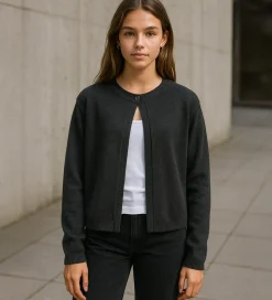 Hound Cardigan - Strik - HdLaura - Mørkegråmeleret