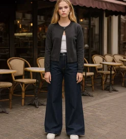 Hound Cardigan - Strik - HdLaura - Mørkegråmeleret