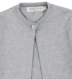 Hound Cardigan - Strik - HdLaura - Lysegråmeleret
