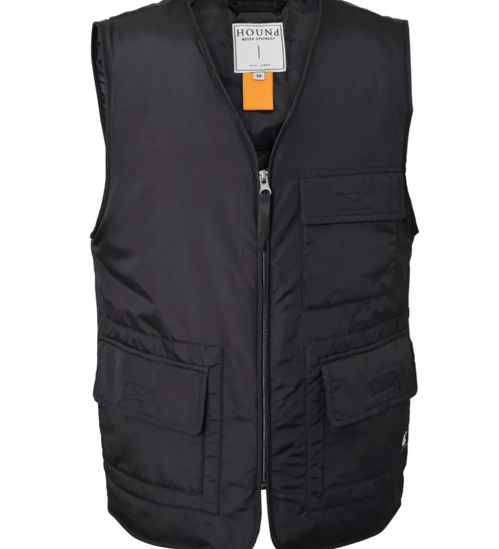 Hound Dynevest - Sort m. Lommer