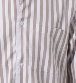 Hound Natskjorte - Grå/Hvidstribet