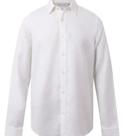 Hound Skjorte - Hør/Viskose - Hvid