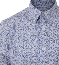 Hound Skjorte - Hvid m. Blomster