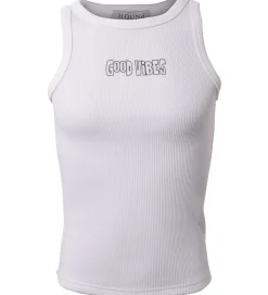 Hound Top - Rib - Off Whitet m. Print