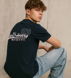 Hound T-shirt - Navy m. Print