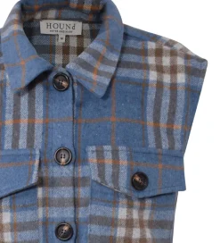 Hound Vest - Plaid - Blå m. Tern
