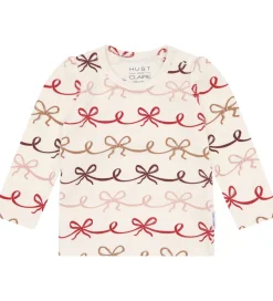 Hust and Claire Bluse - Rib - HCAmma - Sugar m. Sløjfer