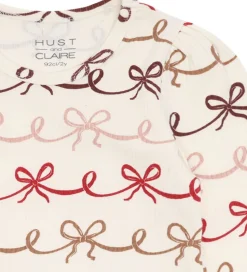 Hust and Claire Bluse - Rib - HCAmma - Sugar m. Sløjfer