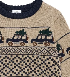 Hust and Claire Bluse - Strik - HCPelle - Jeep - Biscuit m. Jeep