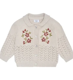 Hust and Claire Cardigan - Strik - Cilja Embroidery - French Oak