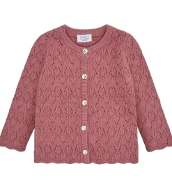 Hust and Claire Cardigan - Strik - Cilja Pointelle - Dry Rose