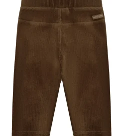 Hust and Claire Fløjlsbukser - HCGordon Ottoman - Brown stone