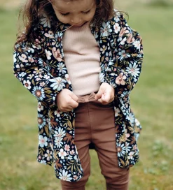 Hust and Claire Fløjlskjole - HCKaroline - Light Blue/Navy m. Bl