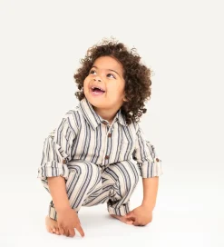 Hust and Claire Skjorte - Bomuld/Hør - Rollo - Blues