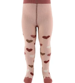 Hust and Claire Strømpebukser - HCFrankie - Adobe Rose m. Hjerte