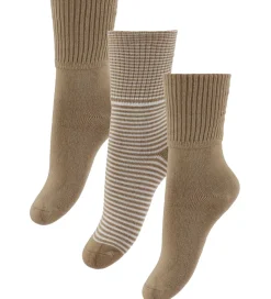 Hust and Claire Strømper - Bambus - 3-pak - HCFuxie - Warm Sand