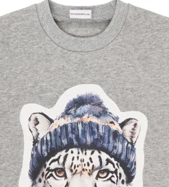 Hust and Claire Sweatshirt - HCSejer - Tile Grey Melange m. Tige