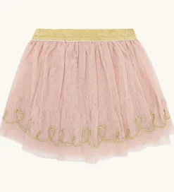 Hust and Claire Tylnederdel - HCNinna - Dusty Rose m. Guldglimme