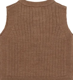 Hust and Claire Vest - Strik - HCEdi - Wool Rib Knit - Coca Moch