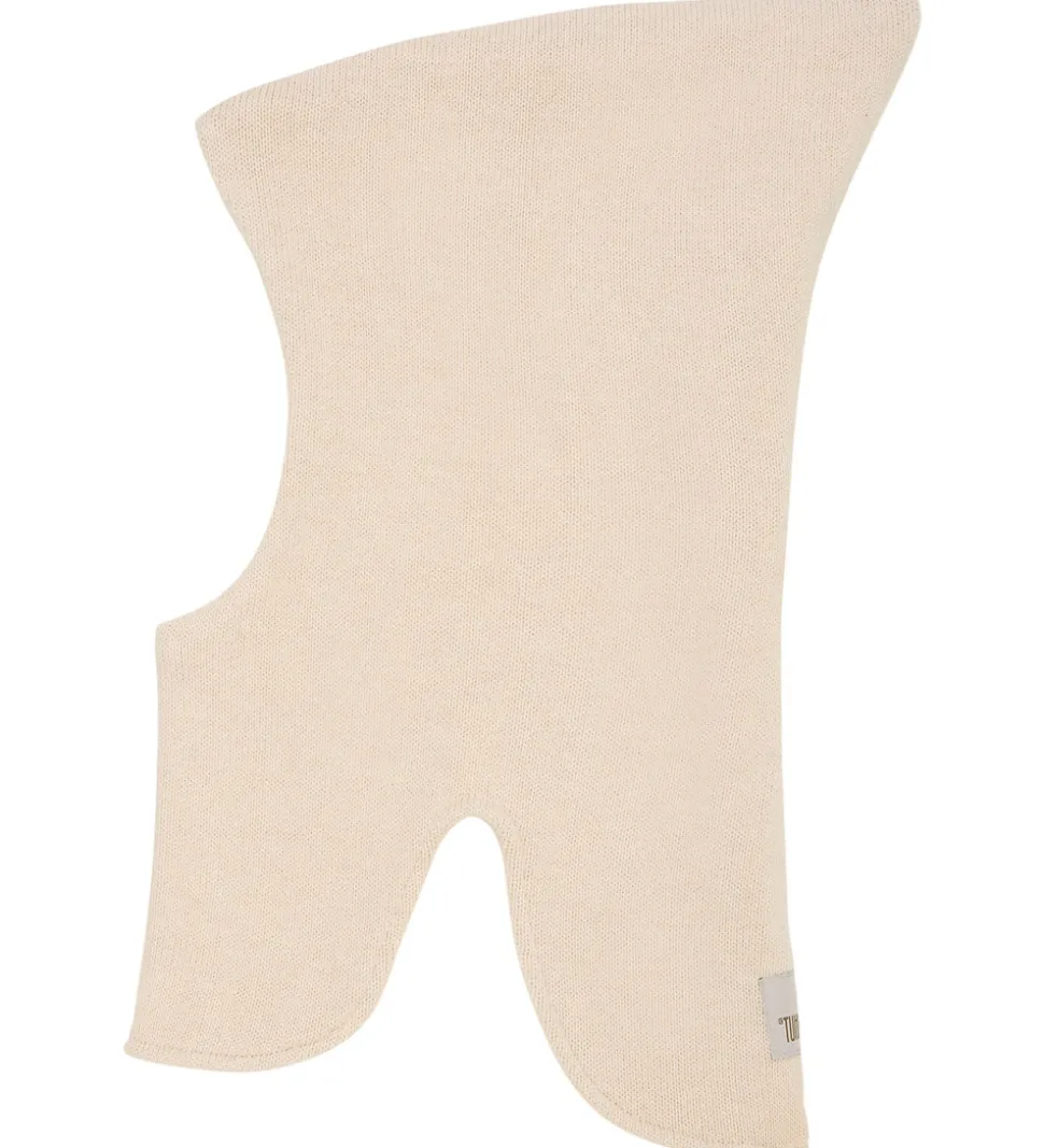 Huttelihut Elefanthue - 2-lags - Uld - Strik - Sand Melange