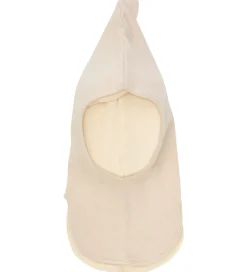 Huttelihut Elefanthue - 2-lags - Uld - Strik - Sand Melange