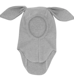 Huttelihut Elefanthue - 1-lags - Medium Grey Melange m. Ører