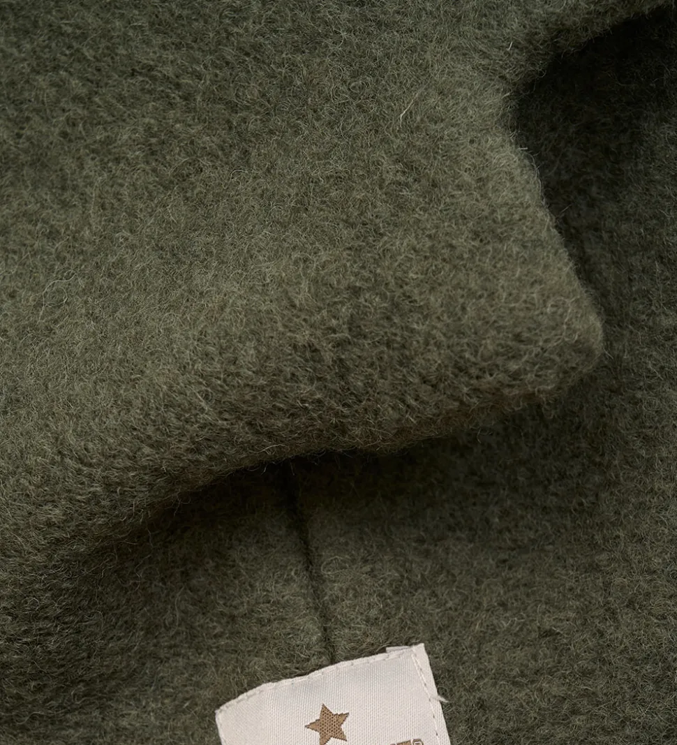 Huttelihut Elefanthue - Uld - 2-lags - Beetle m. Takker