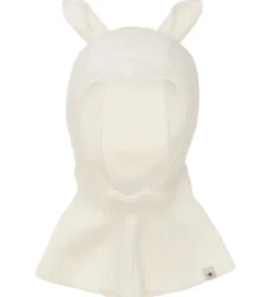 Huttelihut Elefanthue - Uld - 1-lags - Off-white m. Ører