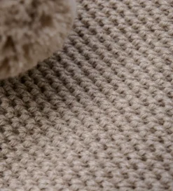 Huttelihut Elefanthue - Uld - 2-lags - Camel Melange m. Kvaster