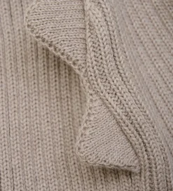 Huttelihut Hue - Uld - Strik - Dino - Camel Melange m. Takker