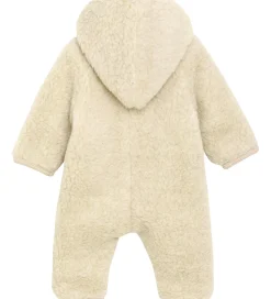 Huttelihut Køredragt - Uldfleece - Teddy - Cement