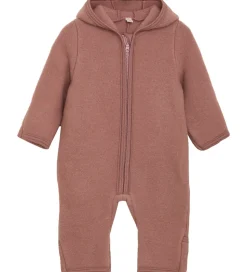 Huttelihut Køredragt - Uldfleece - Burlwood m. Ører