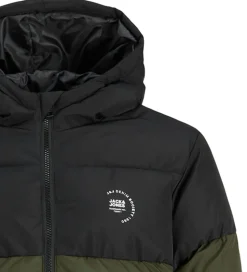 Jack & Jones Dynejakke - JjMaze - Rosin/BLOCKING WITH WHITE LOGO