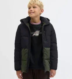 Jack & Jones Dynejakke - JjEowen - Rosin/Black Blocking