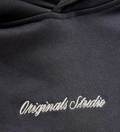 Jack & Jones Hættetrøje - Sweat - JorNorrebro - Asphalt